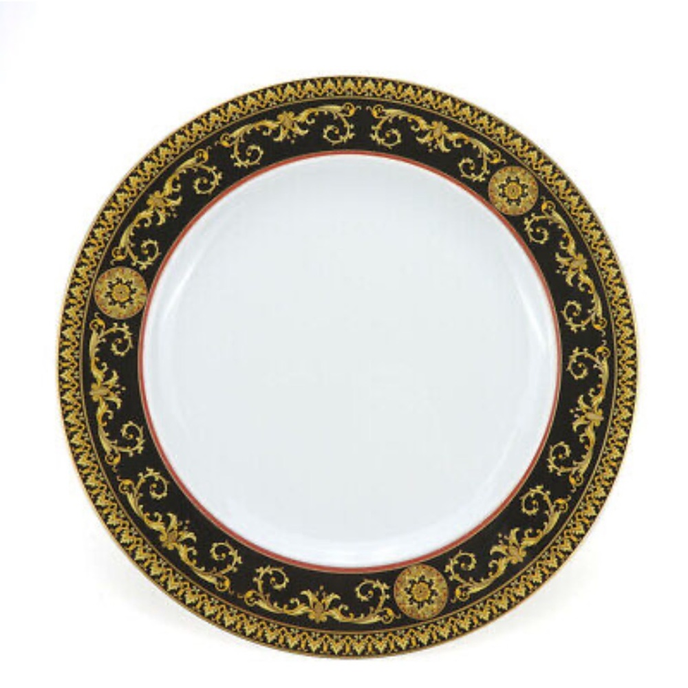 Versace Rosenthal Medusa dinner plate set 4